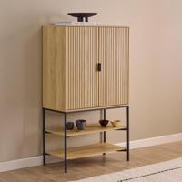 Bendt Opbergkast 'Lisette' Eikenhout, 140 x 80cm - thumbnail