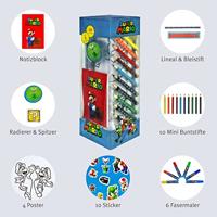 Kids Licensing Super mario stationery set tower, 35dlg. - thumbnail