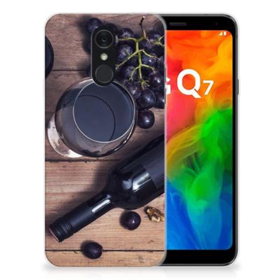 LG Q7 | Siliconen Case | Wijn