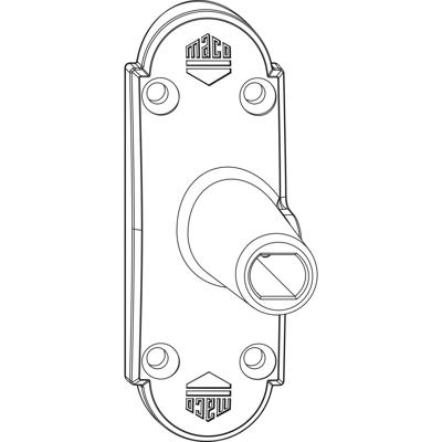 Duimplaat zwart 35/35