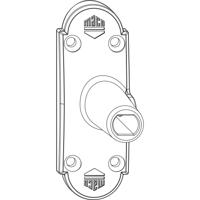 Duimplaat zwart 35/35 - thumbnail