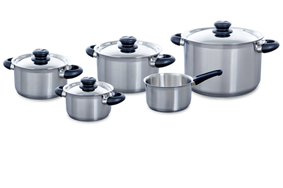 Karaat+ pannenset 5-delig