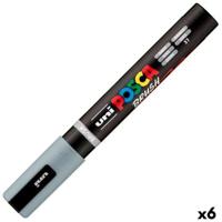 Markeerstift BRUSH POSCA PC-5BR Grijs (6 Stuks) - thumbnail