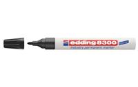 Edding 8300 industry permanent marker 4-8300001 Permanent marker Zwart Watervast: Ja - thumbnail