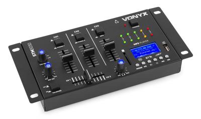 Vonyx STM3030 4-kanaals mixer met USB-speler