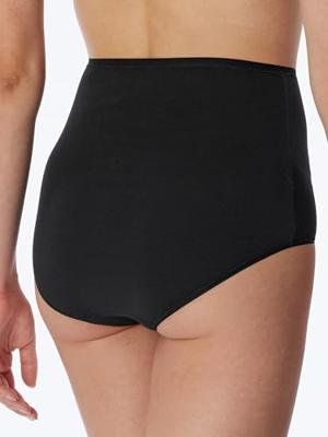 2-Pack Taille dames slip 95/5 Organic - Hoge biologisch katoenen dames onderbroeken - Maxi ondergoed