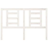 Hoofdbord 146x4x100 cm massief grenenhout wit - thumbnail