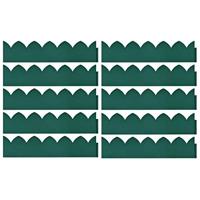 VidaXL Gazonranden 10 st 65x15 cm pp groen - thumbnail