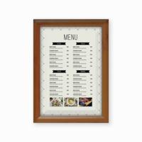 Kliklijst europel a4 25mm houtlook - thumbnail