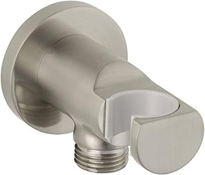 Ben Engraved Cross Slim inbouw regendoucheset Ø25cm met muuraansluiting geborsteld nikkel