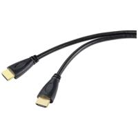 SpeaKa Professional SP-10133292 HDMI-kabel HDMI Aansluitkabel HDMI-A-stekker, HDMI-A-stekker 5.00 m Zwart 4K UHD, Audio Return Channel (ARC) - thumbnail