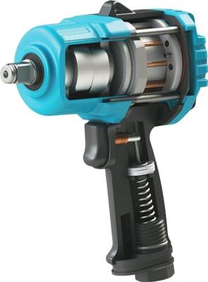 Hazet Perslucht-slagschroevendraaier | 9012TT | 12,5 mm | (1/2 inch) | A4-kt | 1356 Nm - 4000898945