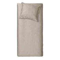 Cinderella dekbedovertrek Uni - taupe - 140x200/220 cm - thumbnail