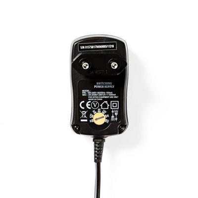 Nedis Universele AC-voedingsadapter | 3/4,5/5/6/7,5/9/12 V DC | 600 MA