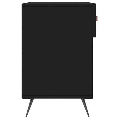 VidaXL Schoenenbank 102x35x55 cm bewerkt hout zwart