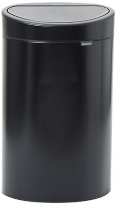 Brabantia touch bin afvalemmer 40 liter matt black - thumbnail
