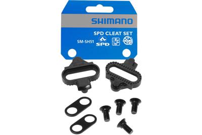 Shimano stel spd plaatjes sh51 single