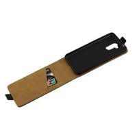 Voor Huawei Honor 6C / nova Smart verticale Flip Business-stijl lederen Case Cover met kaartslot (zwart) - thumbnail