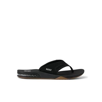 REEF Fanning Slipper Heren Black/Silver 14