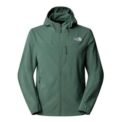 The North Face Nimble Hoodie Softshell Jas Heren Duck Green XL The North Face Nimble Hoodie Softshell Jas Heren Duck Green XL