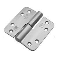 Kogelpaumelle dx rh rvs 89x89x3 din.ls - thumbnail