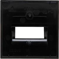 KOPP - Afdekplaat/Centraalplaat - Athenis HK07 - 2-voudig UAE/UTP - Mat Zwart - thumbnail