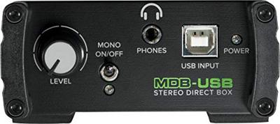 Mackie MDB-USB passieve stereo USB DI box