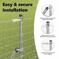 VidaXL Hek met paal zilver 1,6 x 10 m staal en pvc - thumbnail