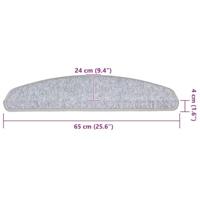 Trapmatten 20 st 65x24x4 cm lichtgrijs - thumbnail