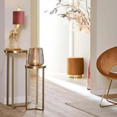 Light & Living Zuil 'Retiro' 101cm hoog, kleur Goud