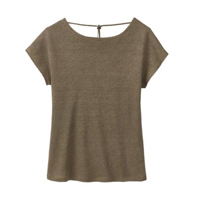 Linnen-jersey shirt, kwarts 40/42 Linnen-jersey shirt, kwarts 40/42