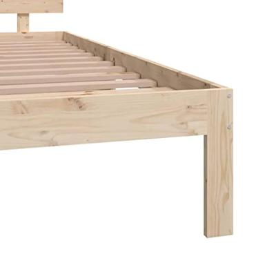Bedframe massief hout 135x190 cm Bedframe massief hout 135x190 cm