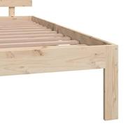 Bedframe massief hout 135x190 cm - thumbnail