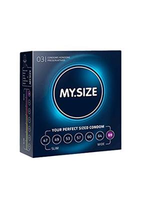 My Size - Natural Latex Condom 69 Width 3 St.
