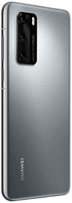 Huawei P40 51095Byv Smartphone, 128Gb, 8Gb Ram Dual Sim, 5G Ready, Silver Frost