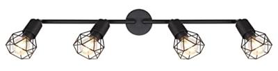 Globo Design plafondlampXara I 4-lichts zwart - 54802S-4