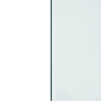 Glasplaat openhaard rechthoekig 120x50 cm - thumbnail