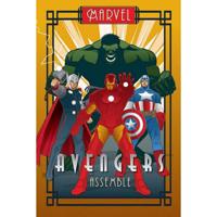 Marvel Retro Avengers Poster 61x91.5cm - thumbnail