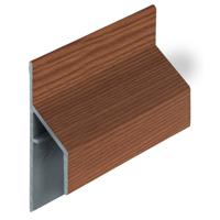 Keralit trim/kraal aansluitprofiel Bruin redceder (2810) (gevelbekleding) - thumbnail
