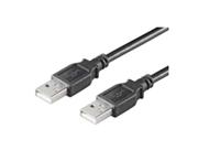 Microconnect USB 2.0, M/M, 0,5 m USB-kabel 0,5 m USB A zwart - thumbnail