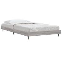 Bedframe bewerkt hout grijs sonoma eikenkleurig 90x200 cm - thumbnail