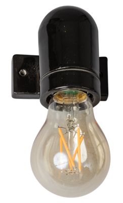 ETH Porseleinen wandlampVintage Wall zwart - 05-FK8812-30