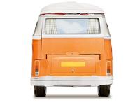 Franzis Bouwpakket Vw Bulli T2 1:18 Karton 38-delig Oranje - thumbnail