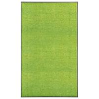 VidaXL Deurmat wasbaar 90x150 cm groen - thumbnail
