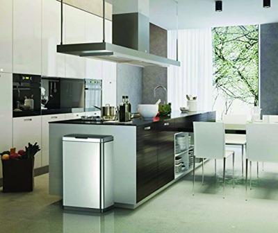 Afvalbak eko mirage met sensor 20+20liter rvs mat