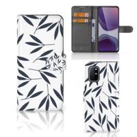 OnePlus 8T Hoesje Leaves Blue - thumbnail