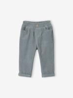 Corduroy babybroek grijsblauw - thumbnail