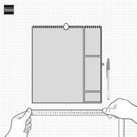 Muurkalender Finocam Multicolour Papier 2025-2026 30 x 21 cm 21,5 x 32,5 cm - thumbnail