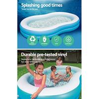 Bestway familiezwembad big lagoon 262x157x46 cm - thumbnail