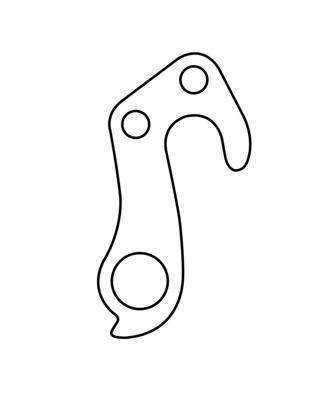 Marwi Union derailleurpad gh-138 met schroefset m5x0.8